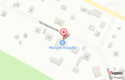 Магазин Усадьба в Падунском районе на карте