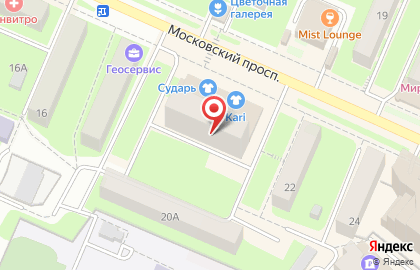 Фарфоров на Московском проспекте на карте
