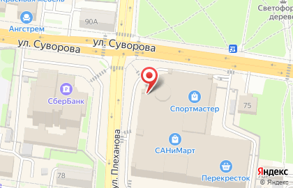 Кафе Яр в Железнодорожном районе на карте