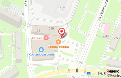 Магазин детских товаров Алаddин в Красносельском районе на карте
