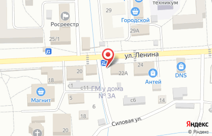 Киоск печатной продукции Кузбасспечать на улице Ленина на карте