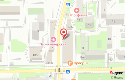 Супермаркет Магнит на Молодёжной улице, 8б на карте