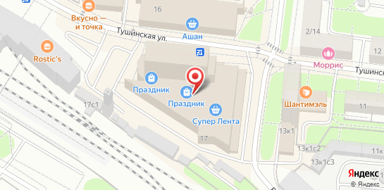 Студия эстетики тела LPG LAB на улице Тушинская на карте