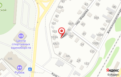 Парикмахерская Natali на Красной улице на карте