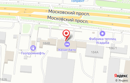 Гостиница КёнигАвто на Московском проспекте на карте