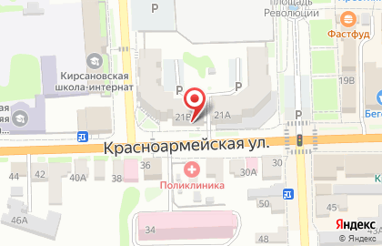 Торгово-производственная компания МеталлоПрофиль на Красноармейской улице на карте