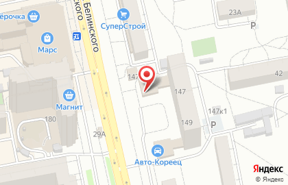 Магазин косметики и бытовой химии Магнит косметик в Октябрьском районе на карте