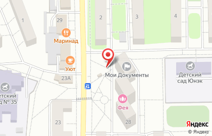 Киоск по продаже фруктов и овощей на Керамической улице на карте