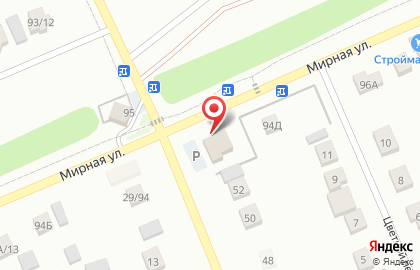 Продуктовый магазин на Утренней улице на карте