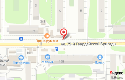 Магазин фруктов и овощей в Октябрьском районе на карте