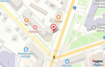 Суши-бар Банзай в Заводском районе на карте