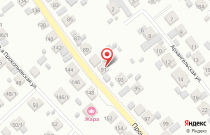 Продуктовый магазин в Новосибирске на карте