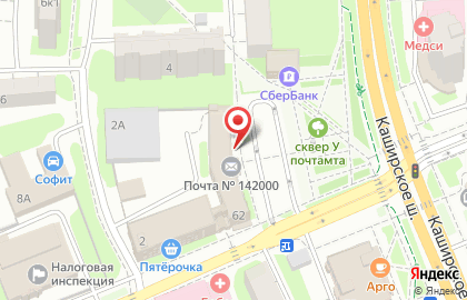 Компания Континент в Домодедово на карте