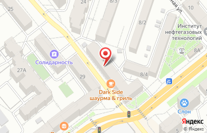 Управление по Октябрьскому району на карте