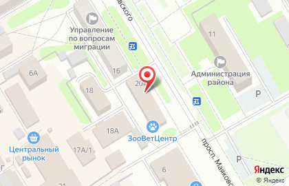 Краснокамский межрайонный отдел вневедомственной охраны на карте