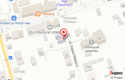 Централизованная библиотечная система на улице К.Маркса на карте