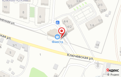 Мини-маркет Фиеста на Солнечной улице на карте