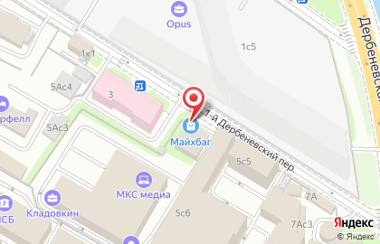 Компания по организации квестов Клаустрофобия на Дербеневской улице на карте