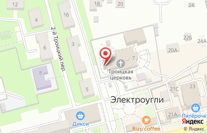 Храм Троицы Живоначальной в Москве на карте