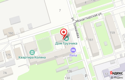 Любимый на улице Толмачёва на карте