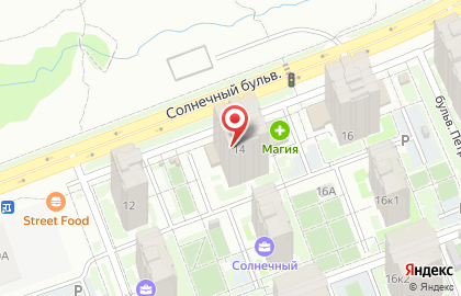 Частная охранная организация Дружина на Солнечном бульваре на карте