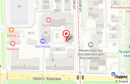Общежитие, НИ ТПУ на проспекте Кирова на карте