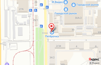 Супермаркет Пятёрочка на Уфимской улице на карте