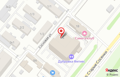 Консалт на Сосновой улице на карте