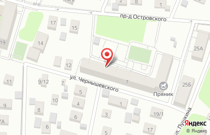 Спортивный клуб Титан на проезде Островского на карте