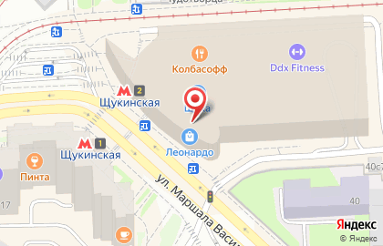 НАШЕ ЗОЛОТО, ювелирный магазин в ТЦ Щука, в Москве на карте