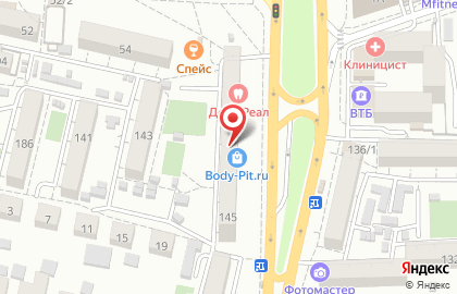 Парикмахерская на улице Тургенева на карте