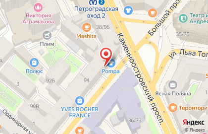 Суши Wok в Петроградском районе на карте