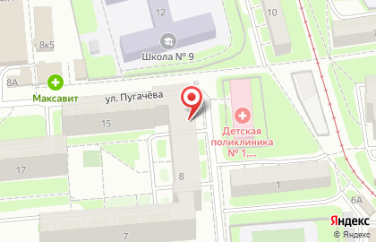 Стоматологический кабинет Элдент на улице Льва Толстого на карте