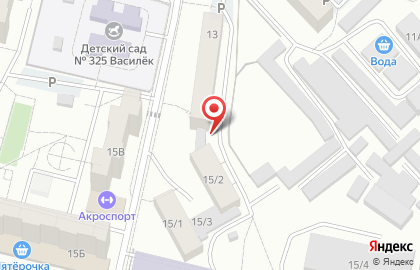 Массажный кабинет в Октябрьском районе на карте