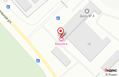 Сауна Берлога на Домостроительной улице на карте