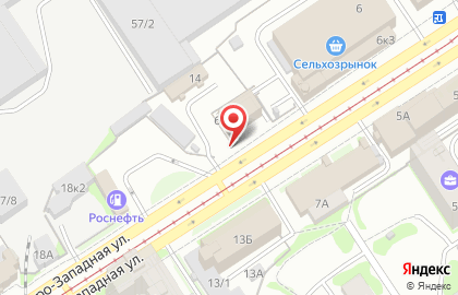 Шиномонтажная мастерская в Железнодорожном районе на карте