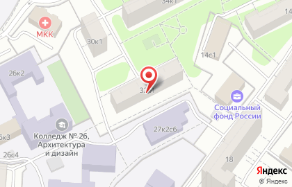 Исток на 5-й Кожуховской улице на карте