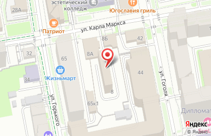 Научно-производственное объединение Код Безопасности на улице Карла Маркса на карте