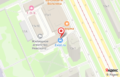 Банкомат Почта Банк на проспекте Солидарности на карте
