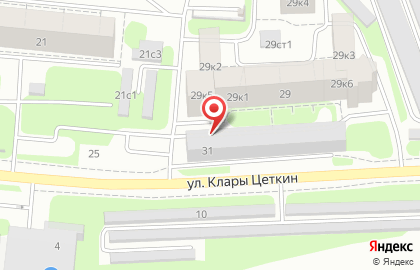 Авто Пит-Стоп на улице Клары Цеткин на карте