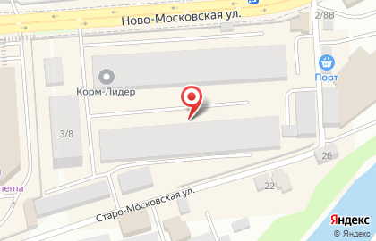 Оптовая фирма Меркурий на Ново-Московской улице на карте