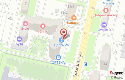 Ломбард Вектор на Совхозной улице на карте