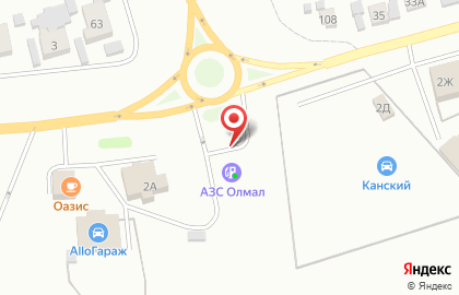 Шельф на Окружной улице на карте
