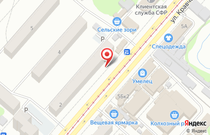 Ломбард Карат в Красноярске на карте