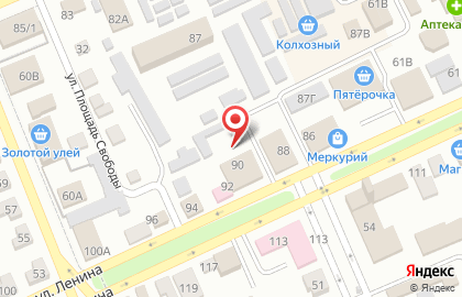 Хозяюшка на улице Ленина на карте
