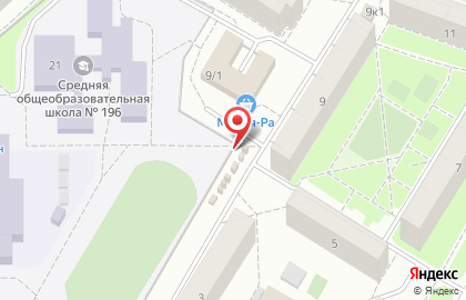 Киоск по продаже хлебобулочных изделий на улице Саввы Кожевникова на карте