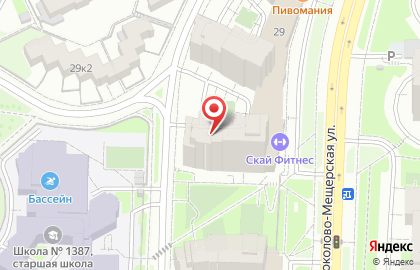 Медицинский университет Реавиз в Москве на карте