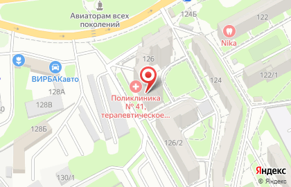 Городская поликлиника №41 на Таганрогской улице на карте