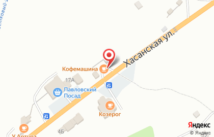 Кафе Coffee Machine на Хасанской улице на карте