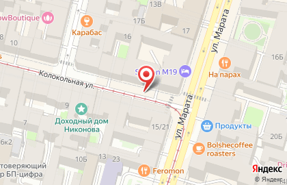 Массажный кабинет в Санкт-Петербурге на карте